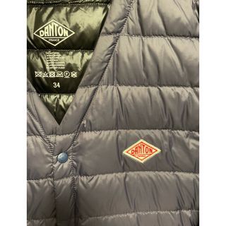 DANTON - ダントン ロングインナーダウン(廃盤品) ネイビー34サイズの