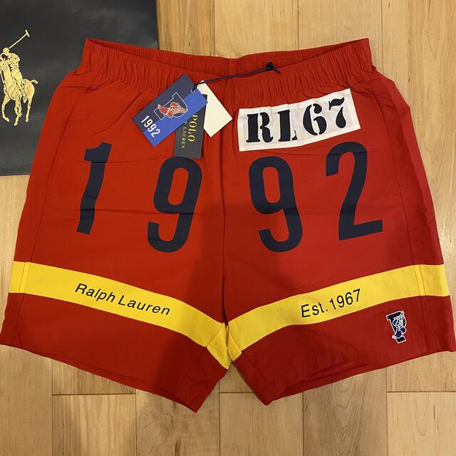 POLO RALPH LAUREN(ポロラルフローレン)のPOLO  TOKYO STADIUM shorts 1992 Lサイズ メンズのパンツ(ショートパンツ)の商品写真