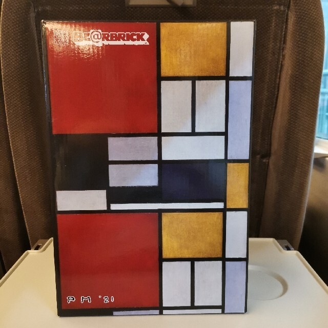 MEDICOM TOY(メディコムトイ)のBE@RBRICK Piet Mondrian 100% & 400% ハンドメイドのおもちゃ(フィギュア)の商品写真