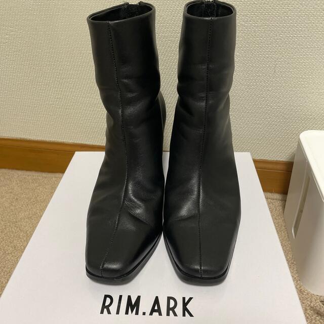 リムアークrimark ミドルヒールブーツ M 23.5cm ブラック | paymentsway.co