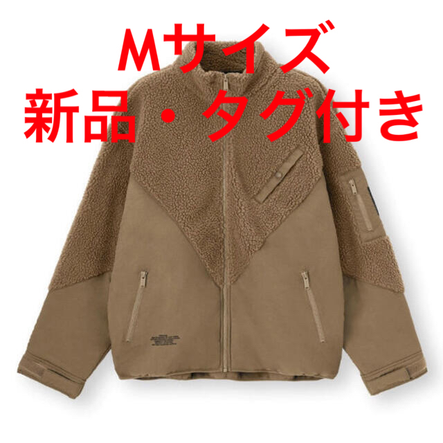 UNDERCOVER(アンダーカバー)のMサイズ GU×UNDERCOVER ボアフリースブルゾン メンズのジャケット/アウター(ブルゾン)の商品写真