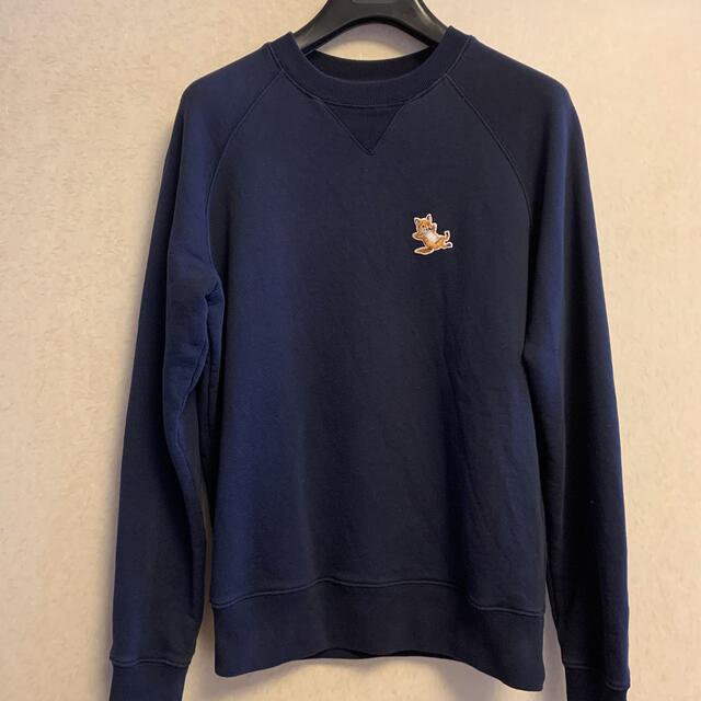 MAISON KITSUNE'(メゾンキツネ)のまぁ♡様　美品メゾンキツネCHILLAX FOX PATCH スウェット　XXS メンズのトップス(スウェット)の商品写真