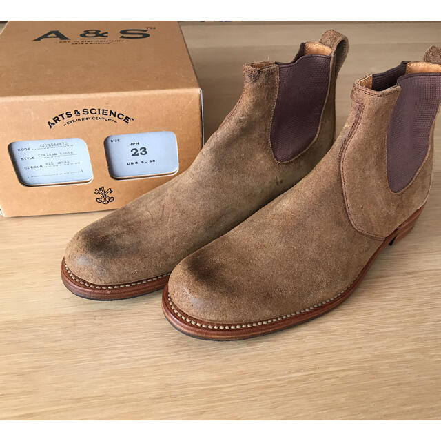 注文割引 ARTSSCIENCE Chelsea Boots チェルシーブーツ 革靴 asakusa