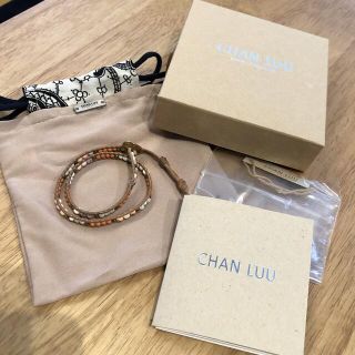 チャンルー(CHAN LUU)の値下げ　チャンルー　ブレスレット　オレンジ　プレゼント　箱付き(ブレスレット/バングル)