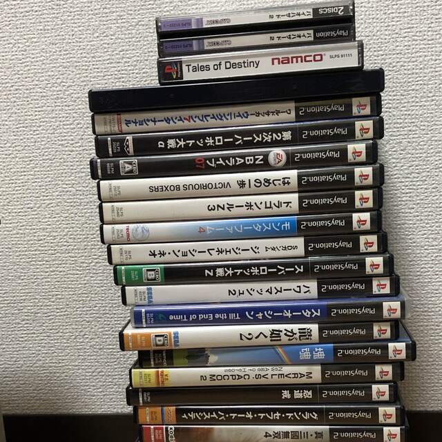 値下げ PS2 本体 薄型+ソフト25本セット+メモリーカード