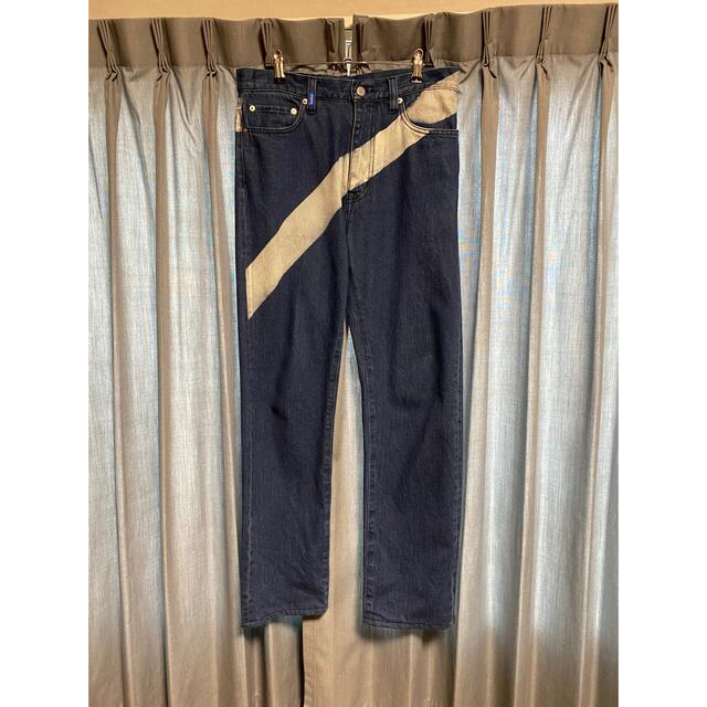 ビリース Kudos Blue Print LINED DENIM TROUSERSの通販 by