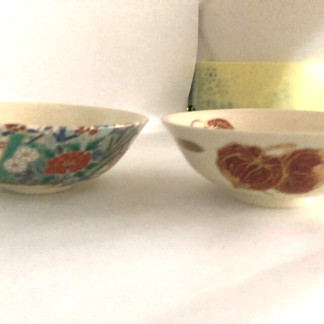 抹茶碗 平茶碗 2個セット エンタメ/ホビーの美術品/アンティーク(陶芸)の商品写真