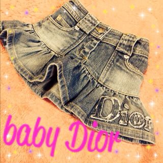 ディオール(Dior)のbaby diorデニムスカート♡(その他)