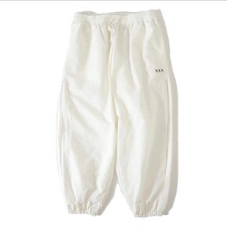 ワンエルディーケーセレクト(1LDK SELECT)のPrivate brand by S.F.S Track Pants 白(スラックス)