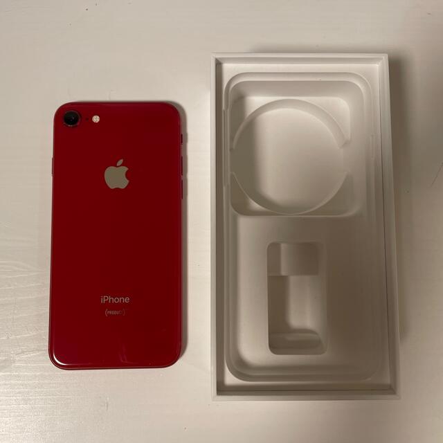 【値下げ】iPhone8 64GB Red