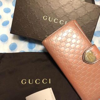 グッチ(Gucci)の@GUCCI❤️ピンク❤️長財布@(財布)