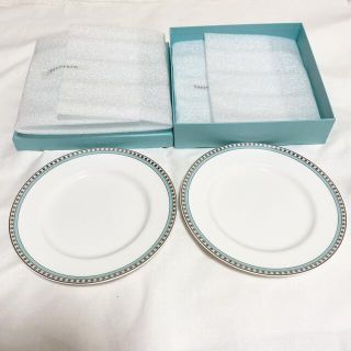 Tiffany & Co. - Tiffany &Co.ブルーボウデザートプレートセットの通販 by &S's shop｜ティファニーならラクマ