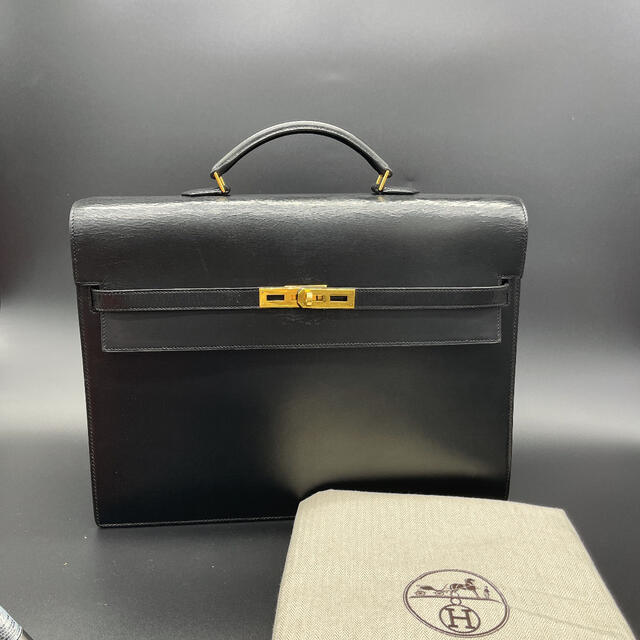 Hermes - 極美品 ケリーデペッシュ 38 ブリーフケース バッグ ゴールド ...