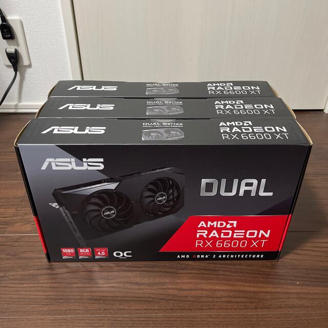 PC/タブレット【新品未開封】ASUS DUAL AMD RADEON Rx6600XT