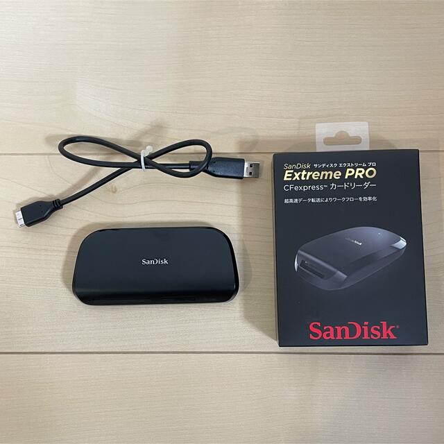 SanDisk(サンディスク)のSanDisk CFexpress リーダー & マルチSDカードリーダー スマホ/家電/カメラのPC/タブレット(PC周辺機器)の商品写真