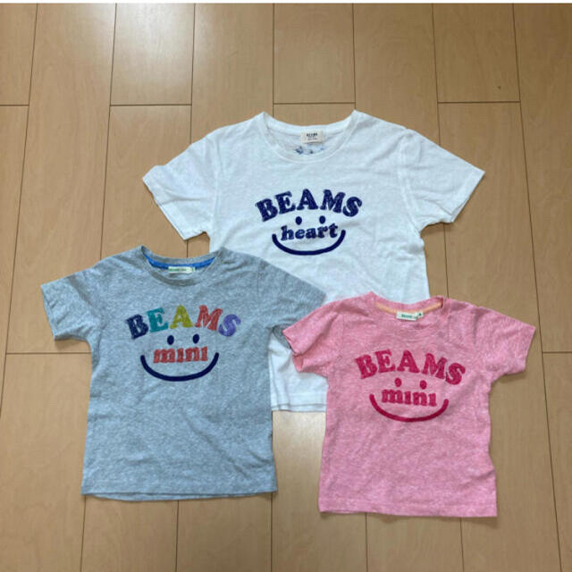 BEAMS(ビームス)のビームス　Tシャツ3点(レディース、110cm、90cm)★親子おそろコーデ キッズ/ベビー/マタニティのキッズ服男の子用(90cm~)(Tシャツ/カットソー)の商品写真