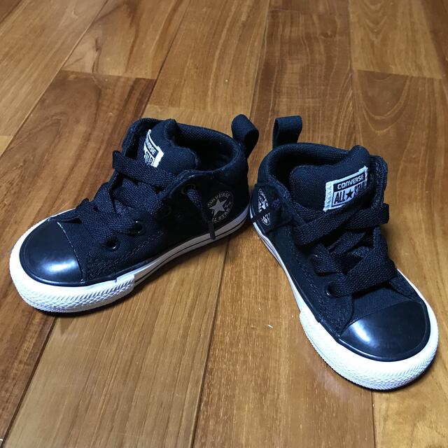 CONVERSE(コンバース)のコンバスオールスター 13cm ブラック キッズ/ベビー/マタニティのベビー靴/シューズ(~14cm)(スニーカー)の商品写真