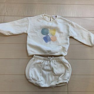 ザラキッズ(ZARA KIDS)の【ZARA kids/ザラキッズ】スウェットセットアップ★サイズ80(トレーナー)