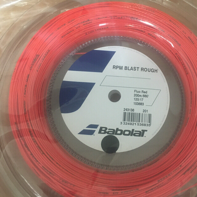 休日 バボラ BabolaT テニスガット ロール <br>RPMラフ RPM ROUGH <br