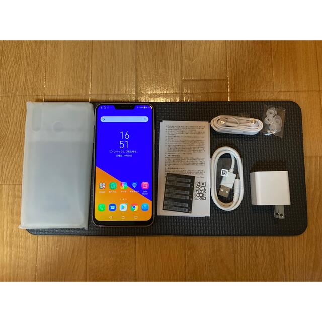 ASUS - ASUS ZenFone5 スペースシルバー simフリー デュアルsimの通販