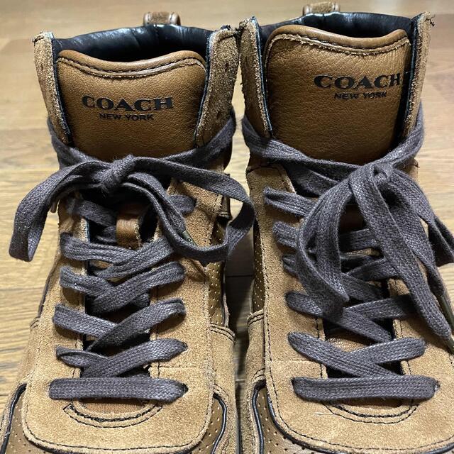 COACH(コーチ)のCOACH ハイカット スエード レザー シューズ メンズの靴/シューズ(スニーカー)の商品写真