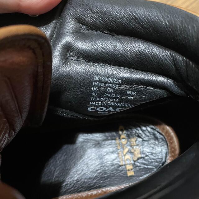 COACH ハイカット スエード レザー シューズ