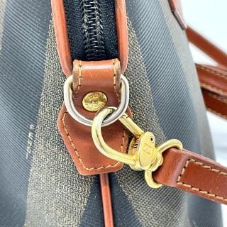 フェンディ FENDI 肩掛け ペカン 2WAY ショルダーバッグ ハンドバッグ PVC/レザー ブラウン系