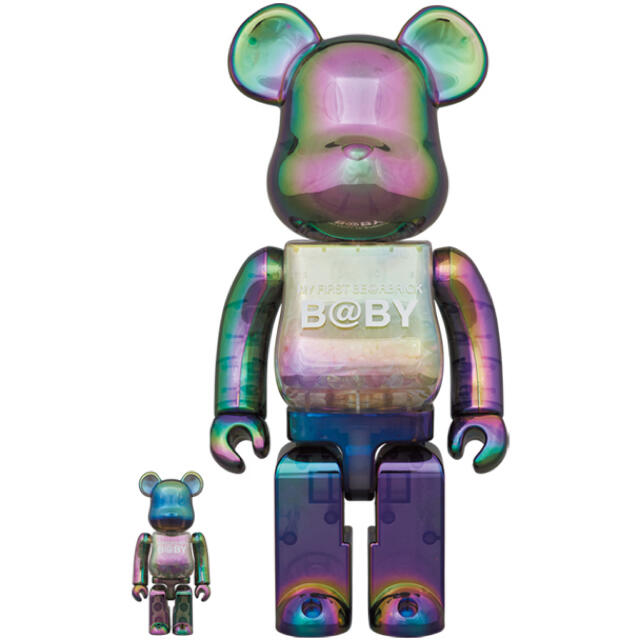 MY FIRST BE@RBRICK B@BY CLEAR BLACK