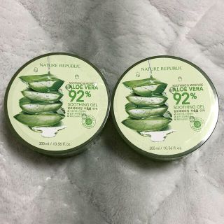 ネイチャーリパブリック(NATURE REPUBLIC)のアロエ スーディング ジェル 92％ アロエベラ 2個セット(保湿ジェル)