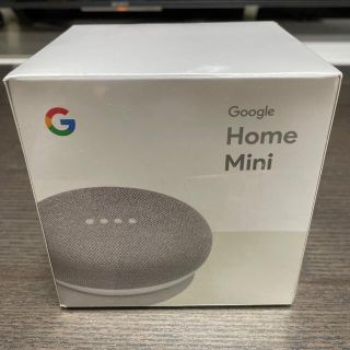 グーグル(Google)のGoogle HOME Mini チョーク【未開封未使用】(スピーカー)