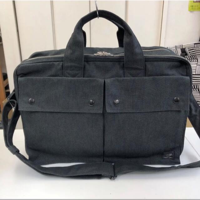 美品 PORTER SMOKY 2WAY OVERNIGHT BRIEFCASE