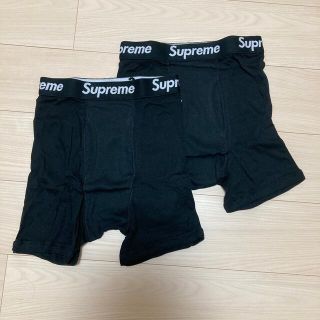 シュプリーム(Supreme)のSupreme x Hanes ボクサーブリーフ　黒　サイズS(ボクサーパンツ)