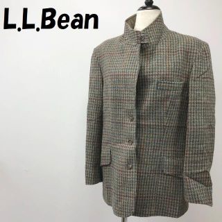 エルエルビーン(L.L.Bean)の【人気】エルエルビーン スタンドカラーツイードジャケット サイズ8P レディース(その他)