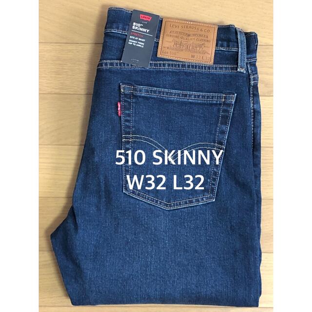 カラーダークインディゴLevi's 510 SKINNY FIT BIG E