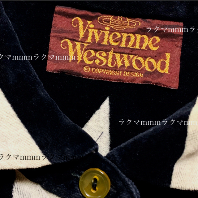 Vivienne Westwood(ヴィヴィアンウエストウッド)のヴィンテージ　ベロア星柄　シャツ レディースのトップス(シャツ/ブラウス(長袖/七分))の商品写真