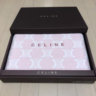 セリーヌ(celine)の【新品未使用】セリーヌひざ掛け（ピンク）(その他)