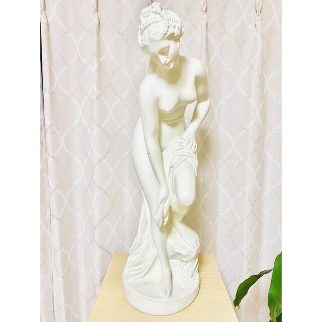 美品 63cm 湯浴みするヴィーナス 石膏像 女神像 置き物 の通販 by りょう's shop｜ラクマ