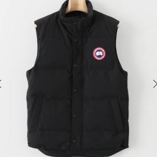 カナダグース(CANADA GOOSE)のカナダグース　ギャルソンベスト　　黒M(ダウンベスト)