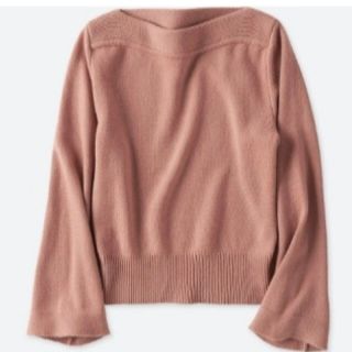 UNIQLO　カシミヤブレンドボードネックセーター(ニット/セーター)