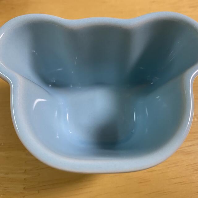 LE CREUSET(ルクルーゼ)のル・クルーゼ　ベビー　食器　青　離乳食 キッズ/ベビー/マタニティの授乳/お食事用品(離乳食器セット)の商品写真