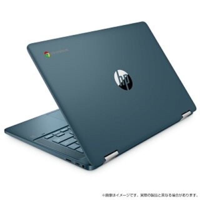 HP(ヒューレットパッカード)のHP Chromebook x360 14b　スプルースブルー スマホ/家電/カメラのPC/タブレット(ノートPC)の商品写真