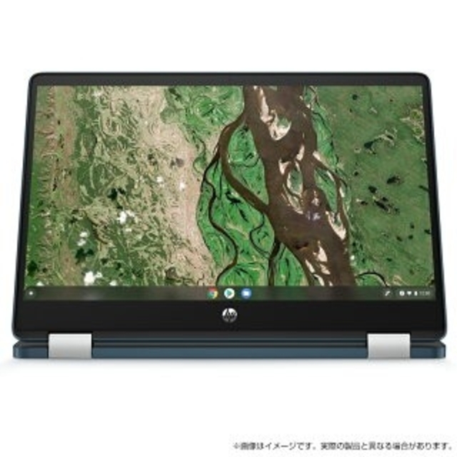 HP(ヒューレットパッカード)のHP Chromebook x360 14b　スプルースブルー スマホ/家電/カメラのPC/タブレット(ノートPC)の商品写真