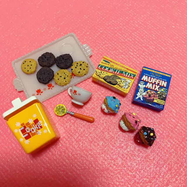 リーメント　ぷちサンプル　クッキー　カップケーキセット ハンドメイドのおもちゃ(ミニチュア)の商品写真