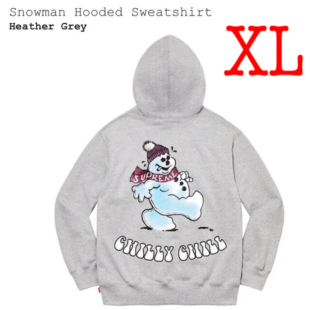 袖丈長袖Supreme　SNOWMANパーカー