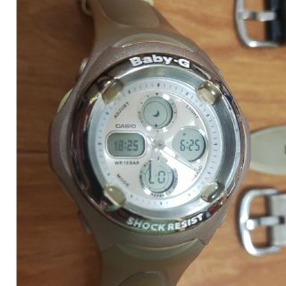 カシオ(CASIO)のCASIO baby-G BG-60L ベージュ+おまけ(腕時計)