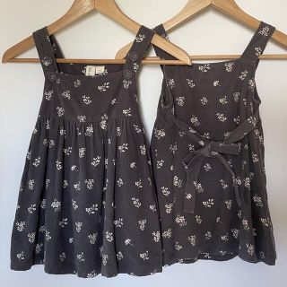 キャラメルベビー&チャイルド(Caramel baby&child )のlittle cotton clothes コーデュロイワンピース(ワンピース)