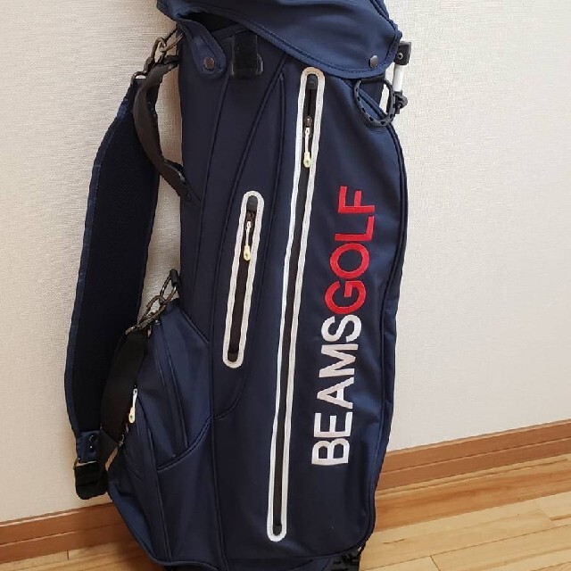 BEAMS(ビームス)のBEAMS GOLF　ビームスゴルフ　スタンド　キャディバッグ　ネイビー スポーツ/アウトドアのゴルフ(バッグ)の商品写真