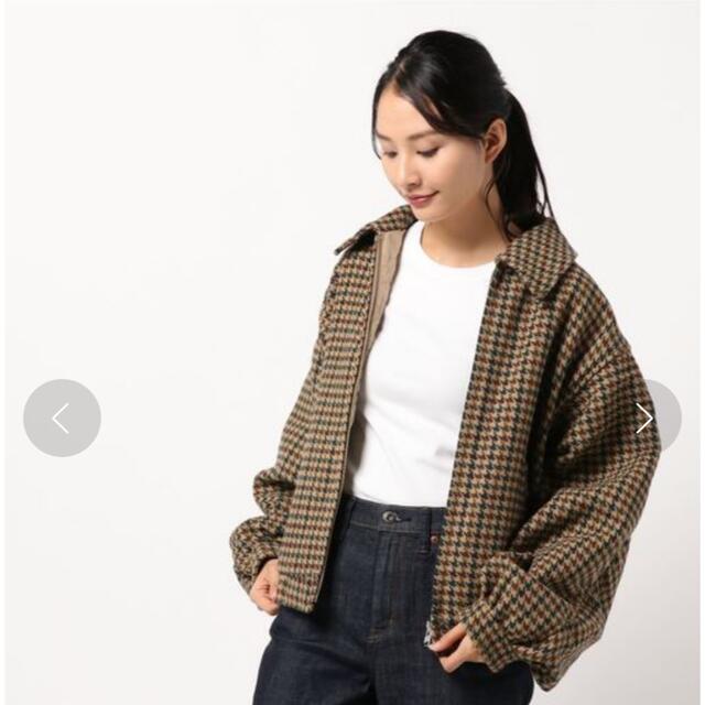 MOUSSY チェックブルゾン 千鳥柄 MA-1 ジャケット アウター