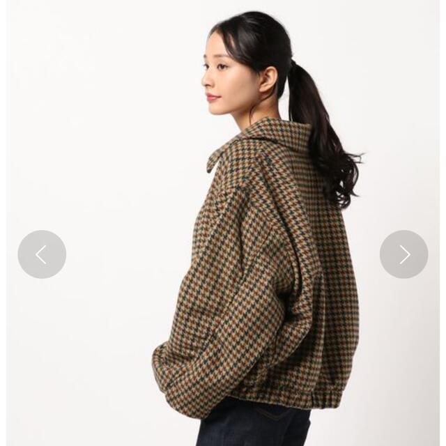 MOUSSY チェックブルゾン 千鳥柄 MA-1 ジャケット アウター