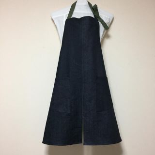 まーちゃまま 様専用   ハンドメイドエプロン  2色デニム(その他)